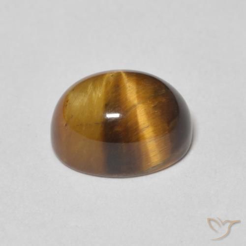 2.64克拉天然虎眼石，椭圆形，不透明