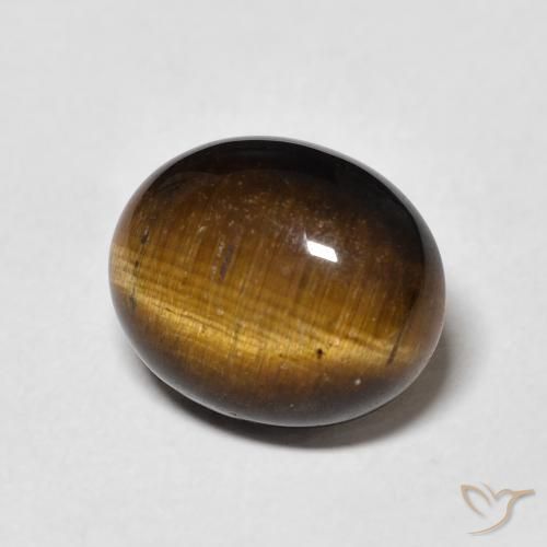 4.79克拉天然虎眼石，椭圆形，不透明