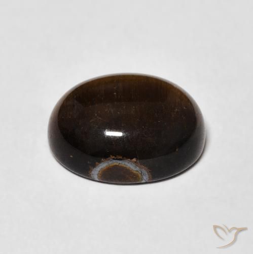 4.79克拉天然虎眼石，椭圆形，不透明