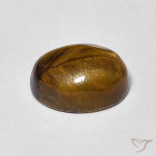 3.30克拉天然虎眼石，椭圆形，不透明
