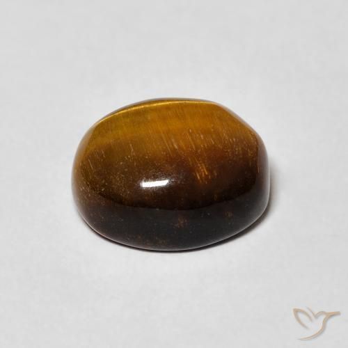 4.61克拉天然虎眼石，椭圆形，不透明