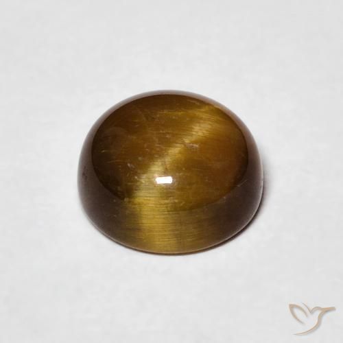 2.32克拉天然虎眼石，圆形的，不透明