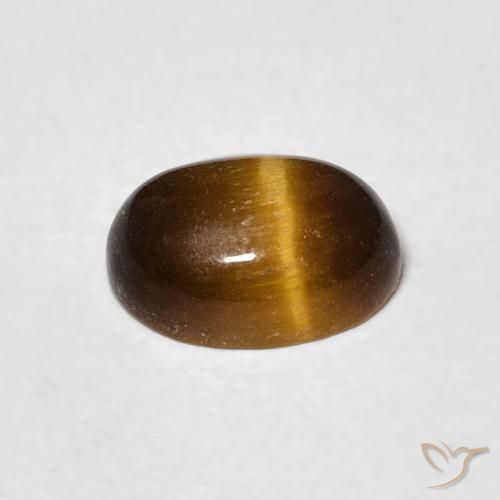 1.44克拉天然虎眼石，椭圆形，不透明