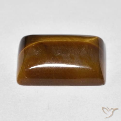 12.99克拉天然虎眼石，狭长方形，不透明