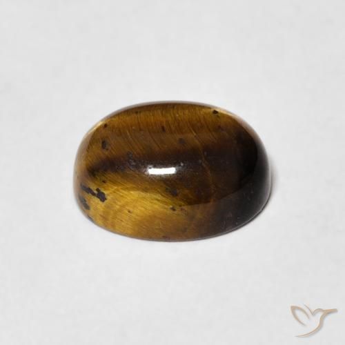 2.10克拉天然虎眼石，椭圆形，不透明