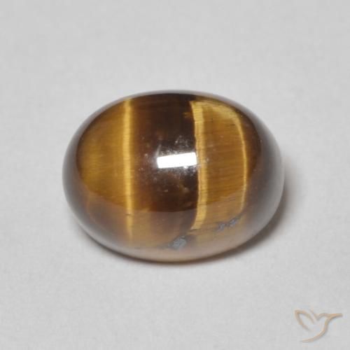 2.83ct 天然 姜饼布朗 虎眼石, 椭圆形, 不透明
