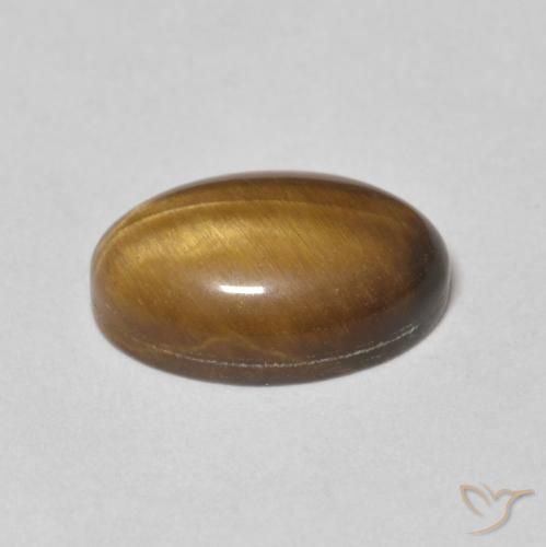 3.71克拉天然虎眼石，椭圆形，不透明