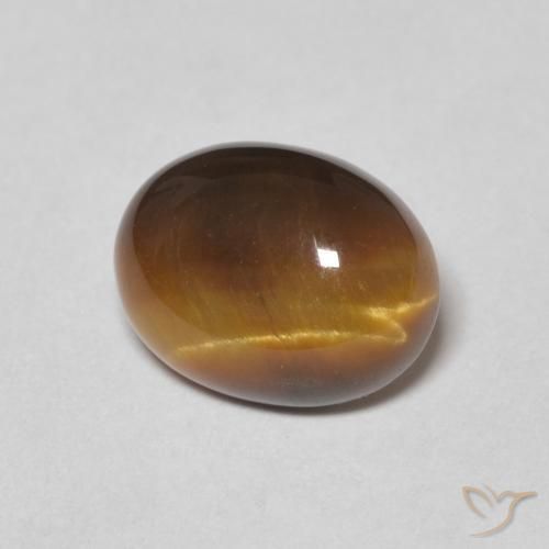 1.78克拉天然虎眼石，椭圆形，不透明