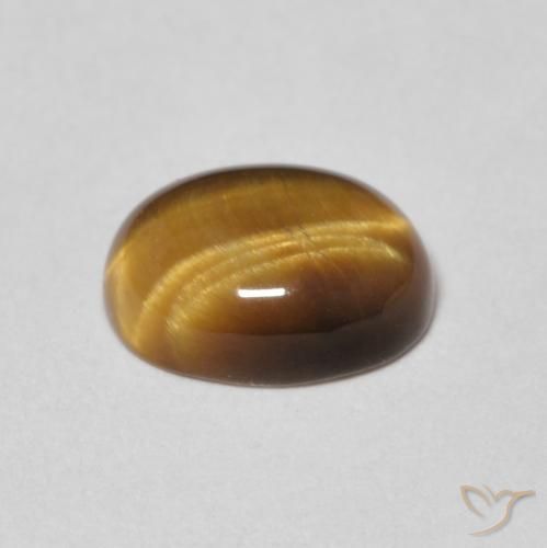 1.78克拉天然虎眼石，椭圆形，不透明