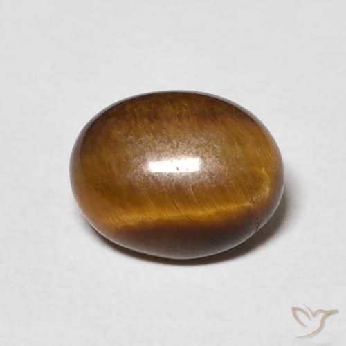 2.62ct 天然 暖棕 虎眼石, 椭圆形, 不透明