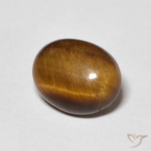 2.62克拉天然虎眼石，椭圆形，不透明