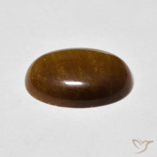 4.52克拉天然虎眼石，椭圆形，不透明