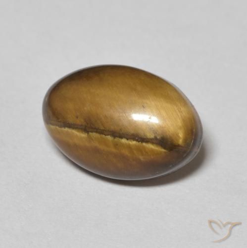 3.78克拉天然虎眼石，椭圆形，不透明