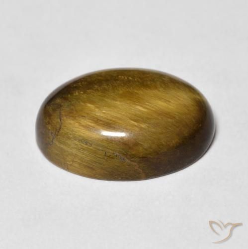 8.99克拉天然虎眼石，椭圆形，不透明