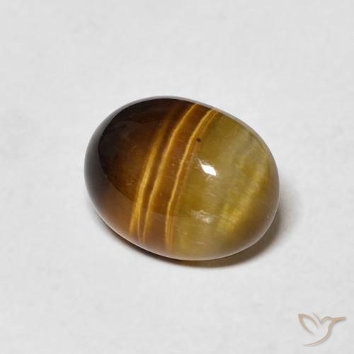 1.82克拉天然虎眼石，椭圆形，不透明