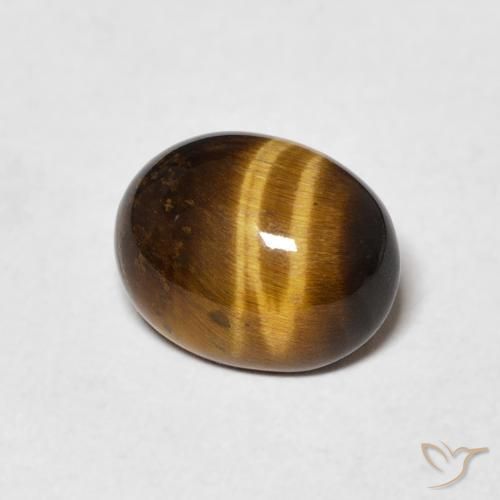 1.71克拉天然虎眼石，椭圆形，不透明