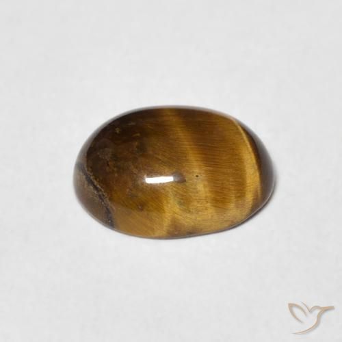 1.71克拉天然虎眼石，椭圆形，不透明