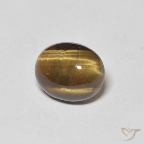 3.85克拉天然虎眼石，椭圆形，不透明