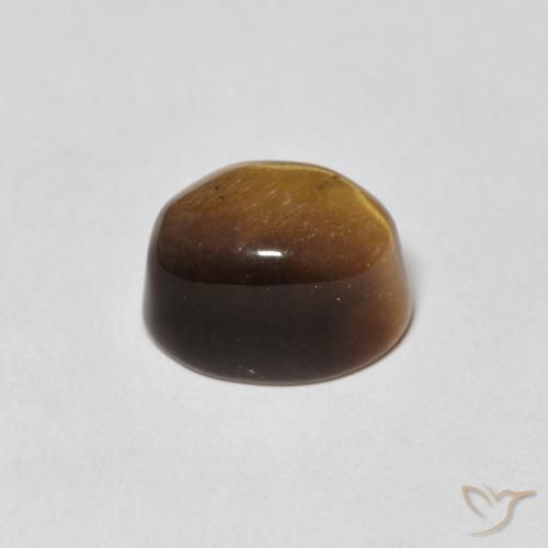 4.94克拉天然虎眼石，椭圆形，不透明