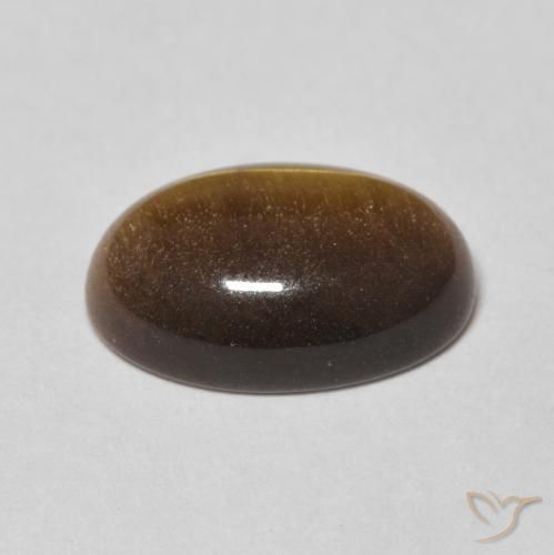 5.56克拉天然虎眼石，椭圆形，不透明