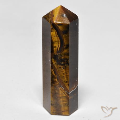 22.41ct 天然 暖棕 虎眼石, 花式切割, 不透明