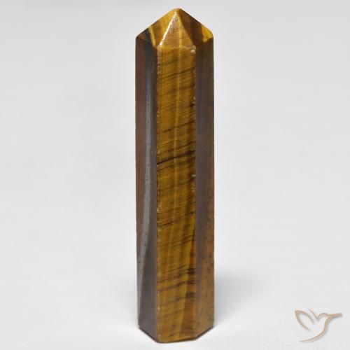 27.50ct 天然 中褐色 虎眼石, 花式切割, 不透明