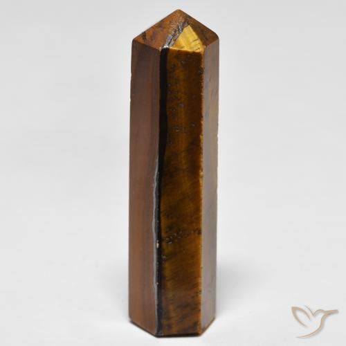 37.28ct 天然 赤褐色 虎眼石, 花式切割, 不透明