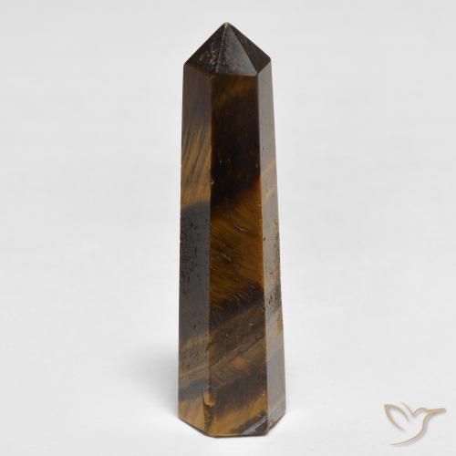19.07ct 天然 暖棕 虎眼石, 花式切割, 不透明