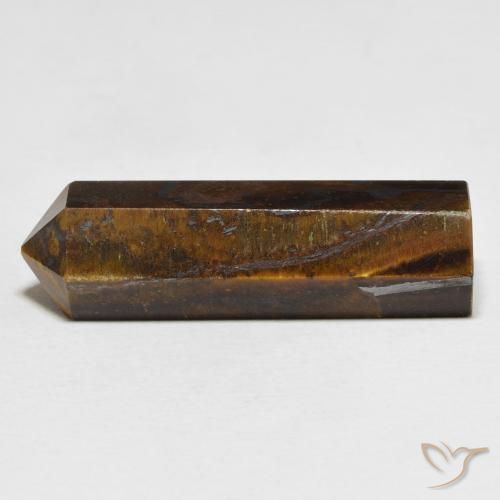 30.74ct 天然 Medium Light-Brown 虎眼石, 花式切割, 不透明