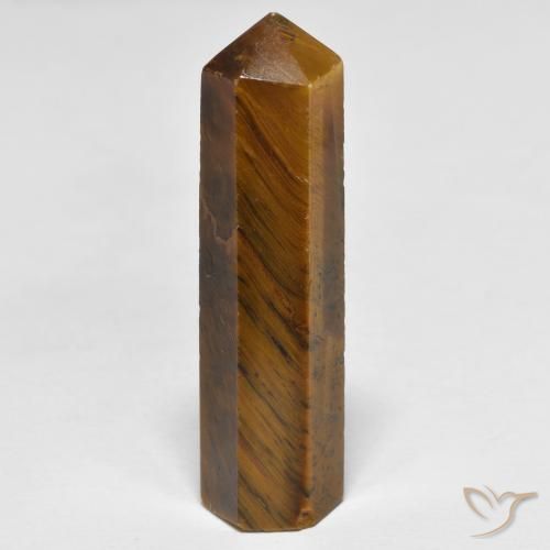 32.34ct 天然 Medium Light-Brown 虎眼石, 花式切割, 不透明