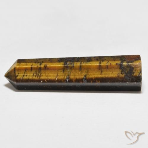 19.26ct 天然 金棕色 虎眼石, 花式切割, 不透明