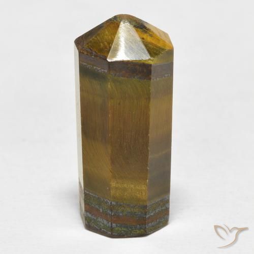 16.04ct 天然 金棕色 虎眼石, 花式切割, 不透明