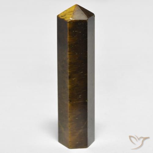 27.00ct 天然 金棕色 虎眼石, 花式切割, 不透明