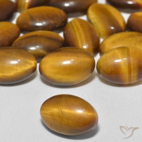 3.79克拉天然虎眼石，椭圆形，不透明