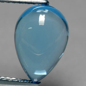 4.24克拉天然托帕石，梨形，11.8×8.1毫米，透明
