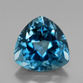 6.98克拉天然托帕石，三角形，12×11.8毫米，VVS