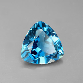 2.86克拉天然托帕石，三角形，9.1×9毫米，VVS