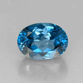 7.33克拉天然托帕石，椭圆形切割，12.6×9.3毫米，VVS-VS