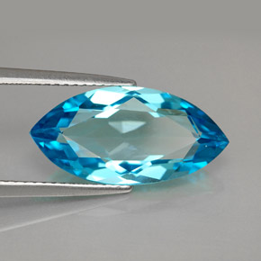 6.79克拉天然托帕石，马眼形，18.1×8.9毫米，VVS