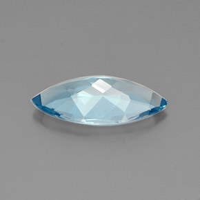 4.90克拉天然托帕石，马眼形，17.1×8.5毫米，VVS