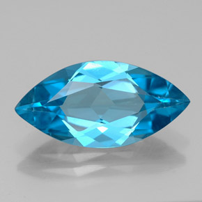 5.68克拉天然托帕石，马眼形，18.1×9.1毫米，VVS-VS