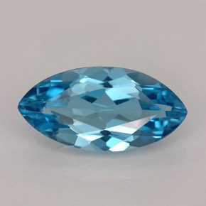 6.65克拉天然托帕石，马眼形，18.1×9.2毫米，VVS
