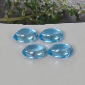 12.58天然托帕石，梨形，10.6×8.2毫米，透明