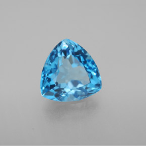 3.39克拉天然托帕石，三角形，9.1×9.1毫米，VVS-VS