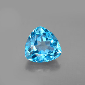 3.36克拉天然托帕石，三角形，9.2×9.1毫米，VVS-VS