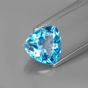 3.36克拉天然托帕石，三角形，9.2×9.1毫米，VVS-VS