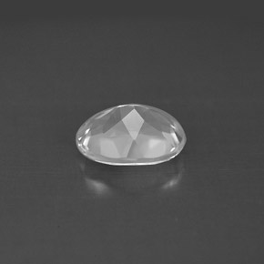 1.55克拉天然白色托帕石，椭圆形切割，8×6.1毫米，VS