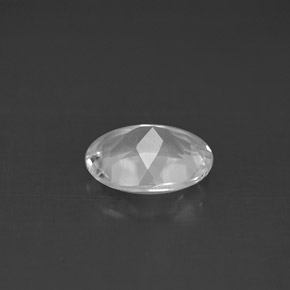 1.48克拉天然白色托帕石，椭圆形切割，8.2×6.2毫米，VS