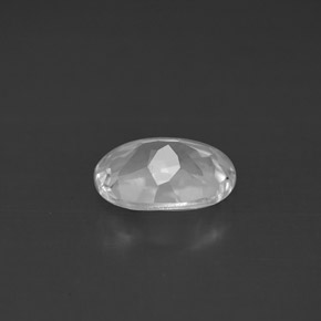 1.43克拉天然白色托帕石，椭圆形切割，8×5.9毫米，VS