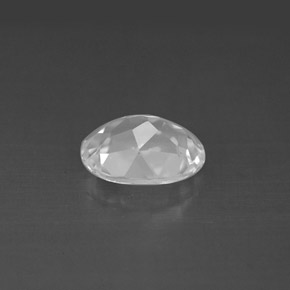 1.60克拉天然白色托帕石，椭圆形切割，8.2×6.2毫米，VVS-VS